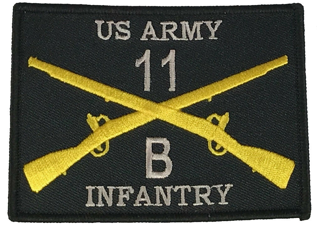 Combat Infantryman 11b Patch Army Infantry Grunt Crossed Rifles Branch Insignia